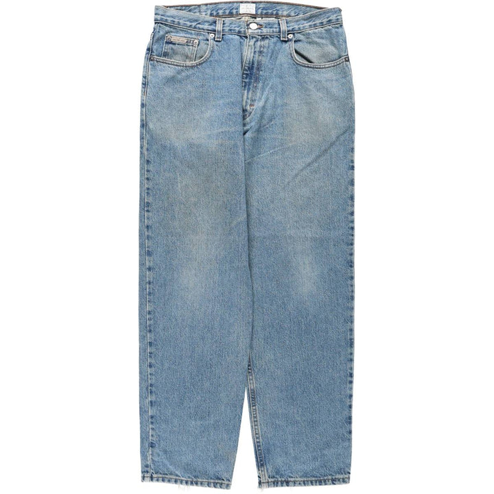 90s-00'S Calvin Klein Jeans Tapered Denim Pants Men's Vintage Size W33 cotton blue type Vintage Second Hand