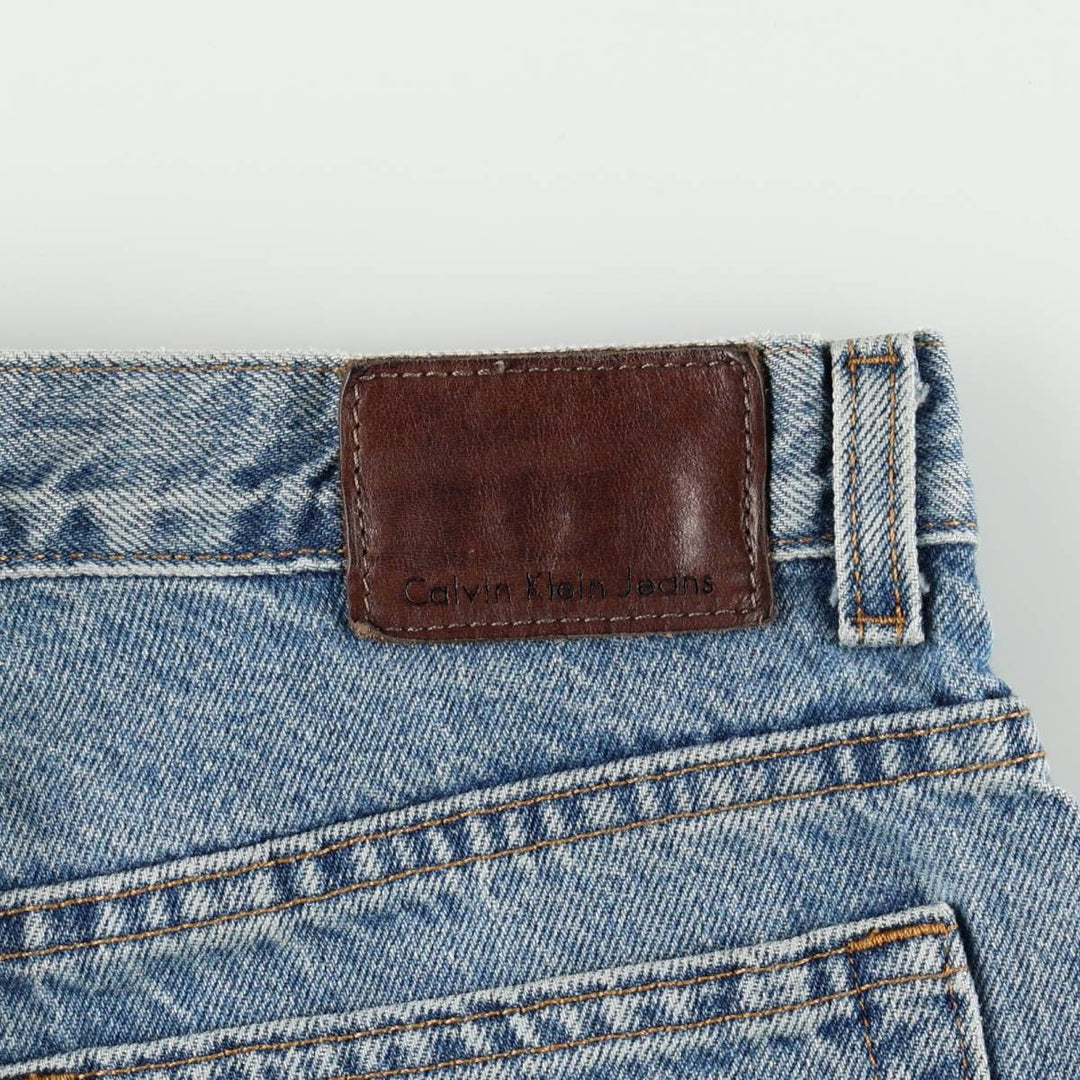 90s-00'S Calvin Klein Jeans Tapered Denim Pants Men's Vintage Size W33 cotton blue type Vintage Second Hand