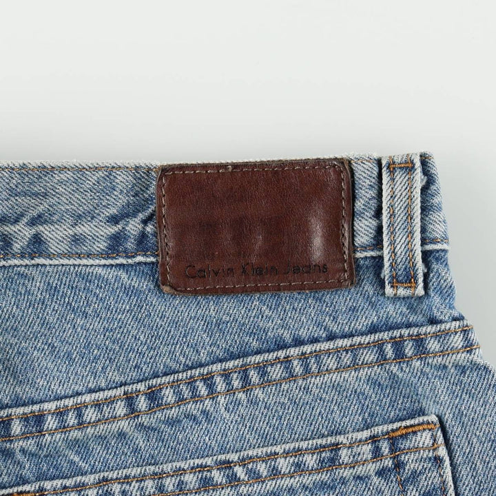 90s-00'S Calvin Klein Jeans Tapered Denim Pants Men's Vintage Size W33 cotton blue type Vintage Second Hand