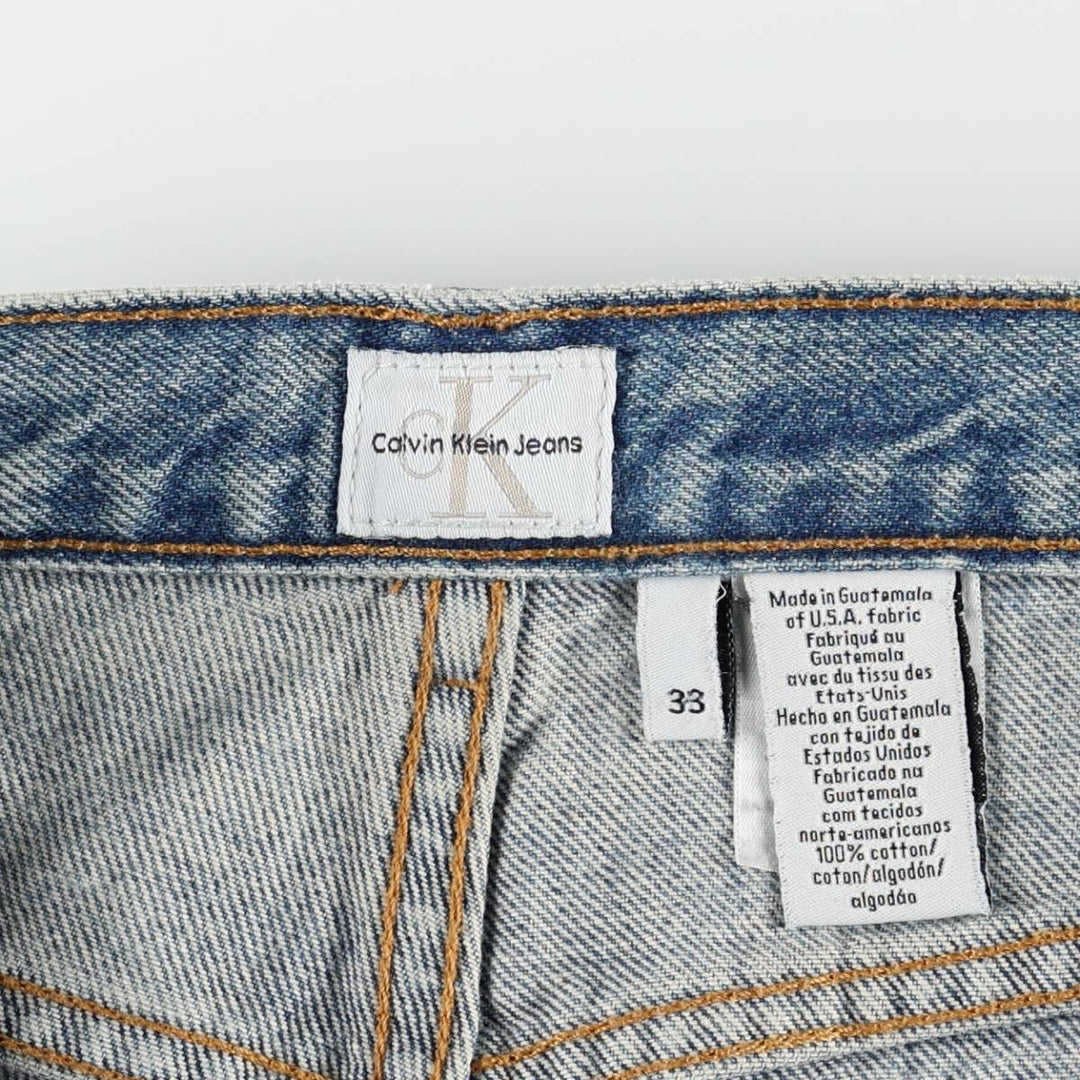 90s-00'S Calvin Klein Jeans Tapered Denim Pants Men's Vintage Size W33 cotton blue type Vintage Second Hand