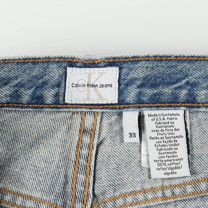 90s-00'S Calvin Klein Jeans Tapered Denim Pants Men's Vintage Size W33 cotton blue type Vintage Second Hand