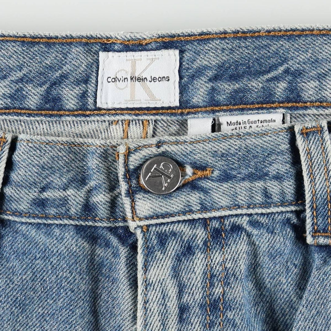 90s-00'S Calvin Klein Jeans Tapered Denim Pants Men's Vintage Size W33 cotton blue type Vintage Second Hand