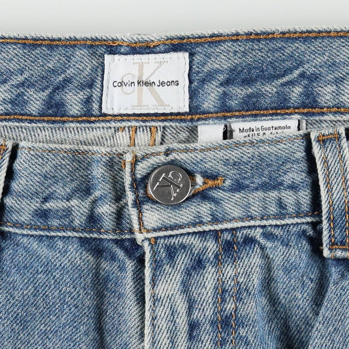 90s-00'S Calvin Klein Jeans Tapered Denim Pants Men's Vintage Size W33 cotton blue type Vintage Second Hand