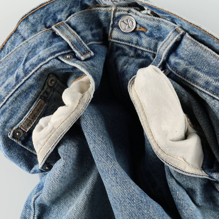 90s-00'S Calvin Klein Jeans Tapered Denim Pants Men's Vintage Size W33 cotton blue type Vintage Second Hand