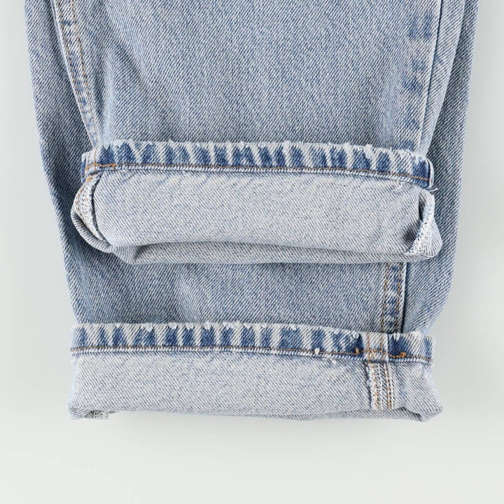 1990'S Calvin Klein Jeans Tapered Denim Pants, Made in USA, Men's Size W35 (approx.), Vintage cotton blue type Vintage Second Hand