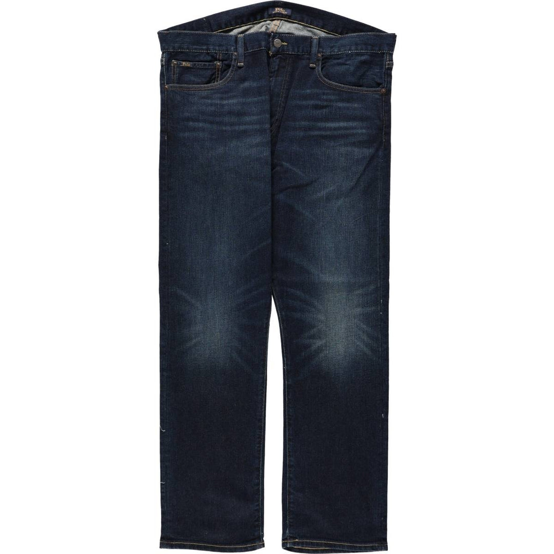 Ralph Lauren POLO RALPH LAUREN Men's Straight Denim Pants, Size W38 cotton blue type Vintage Second Hand