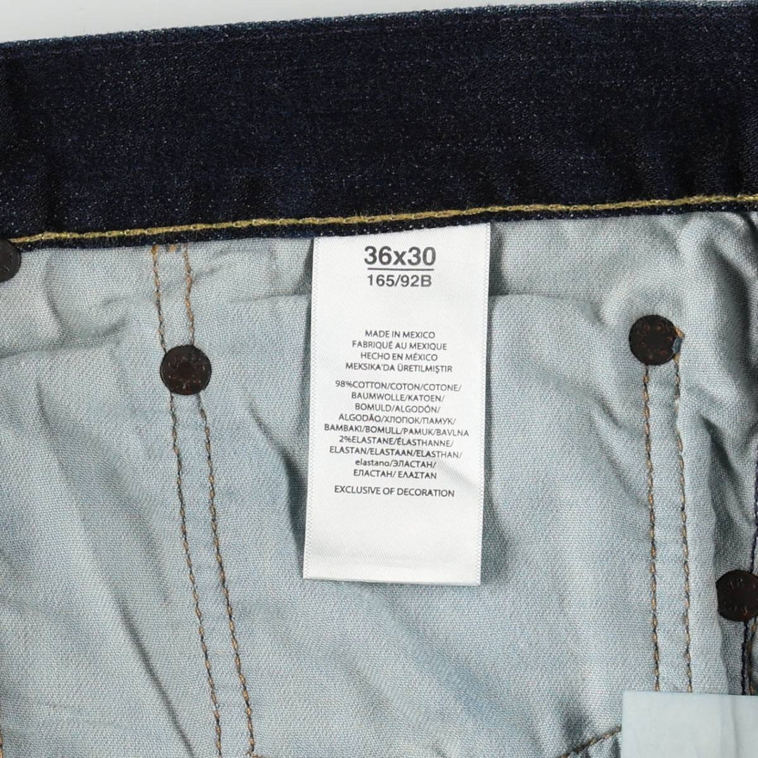 Ralph Lauren POLO RALPH LAUREN Men's Straight Denim Pants, Size W38 cotton blue type Vintage Second Hand