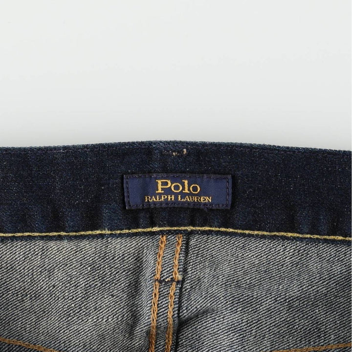Ralph Lauren POLO RALPH LAUREN Men's Straight Denim Pants, Size W38 cotton blue type Vintage Second Hand