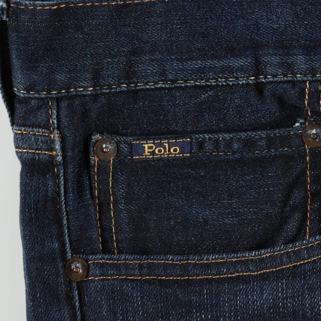 Ralph Lauren POLO RALPH LAUREN Men's Straight Denim Pants, Size W38 cotton blue type Vintage Second Hand