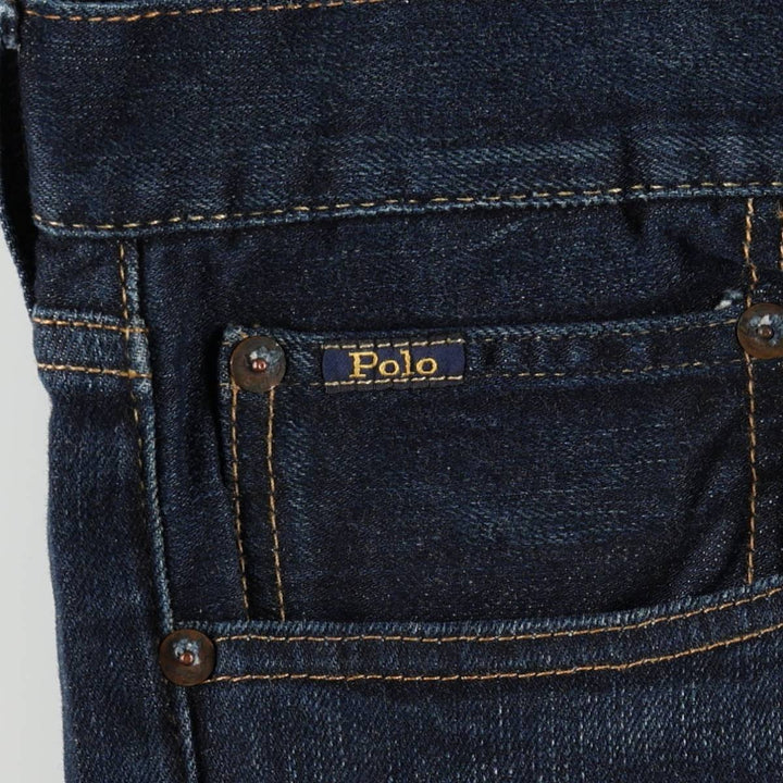 Ralph Lauren POLO RALPH LAUREN Men's Straight Denim Pants, Size W38 cotton blue type Vintage Second Hand