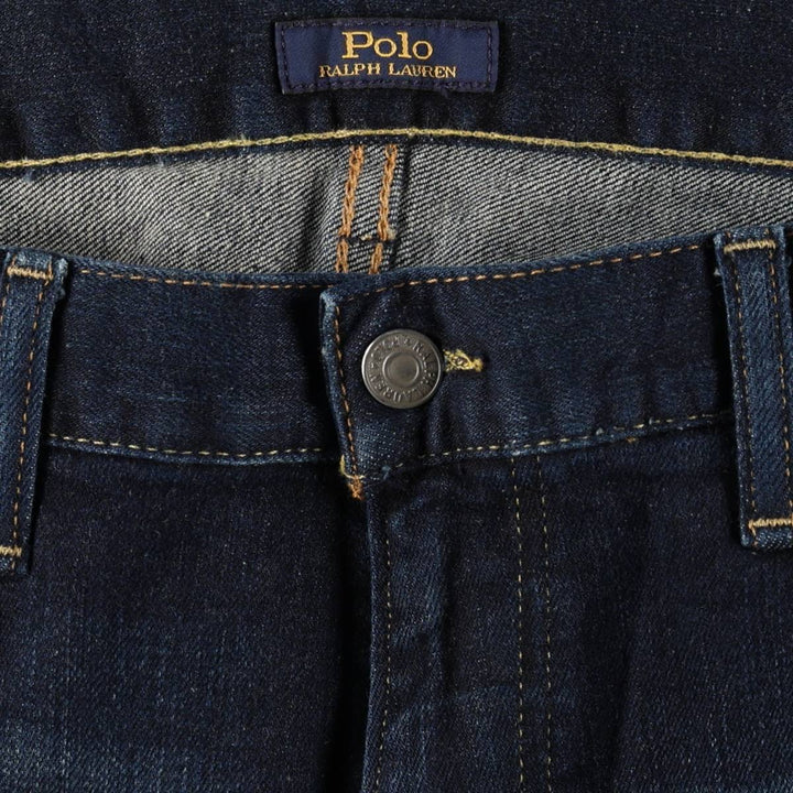 Ralph Lauren POLO RALPH LAUREN Men's Straight Denim Pants, Size W38 cotton blue type Vintage Second Hand