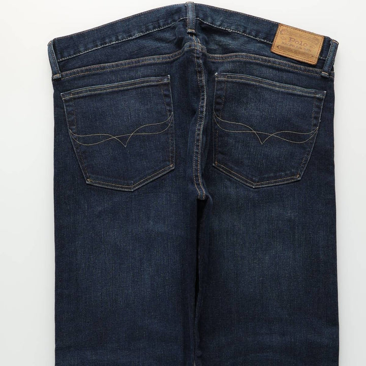 Ralph Lauren POLO RALPH LAUREN Men's Straight Denim Pants, Size W38 cotton blue type Vintage Second Hand