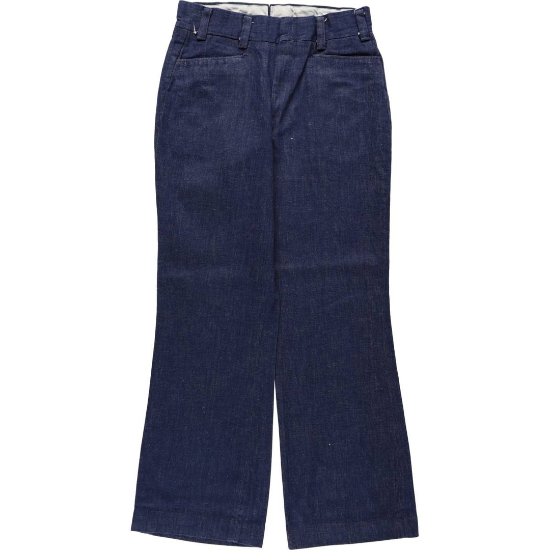 Men's bootcut denim pants, size W31 (approx.), vintage. unclear blue type Vintage Second Hand