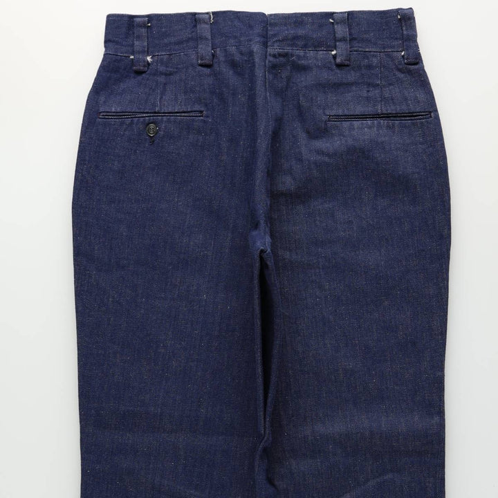 Men's bootcut denim pants, size W31 (approx.), vintage. unclear blue type Vintage Second Hand