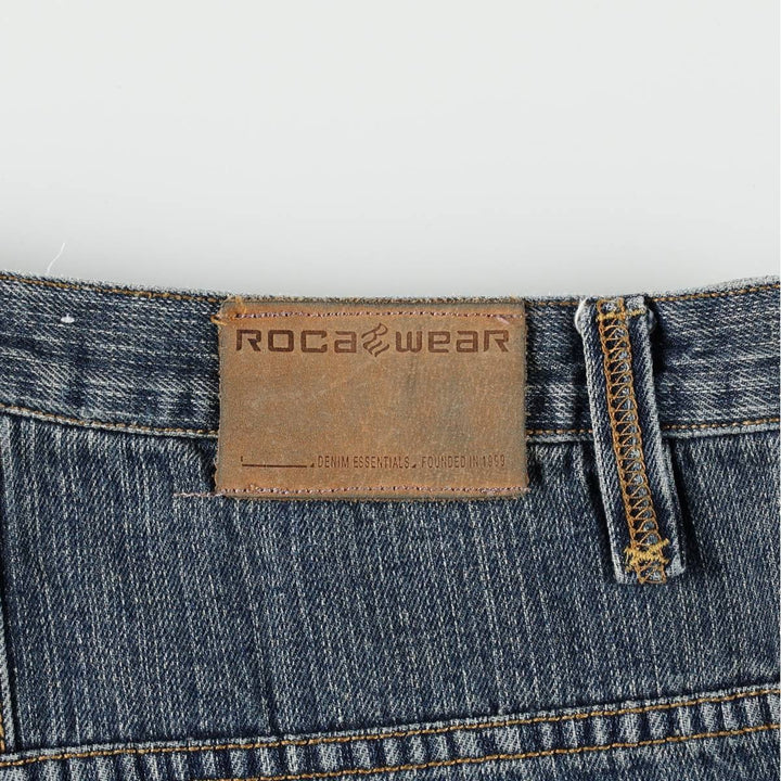 90s-00'S ROCA WEAR Tapered Denim Pants, Men's W36 (approx.), Vintage unclear blue type Vintage Second Hand
