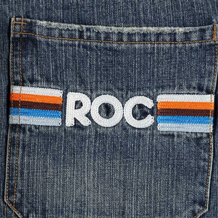 90s-00'S ROCA WEAR Tapered Denim Pants, Men's W36 (approx.), Vintage unclear blue type Vintage Second Hand