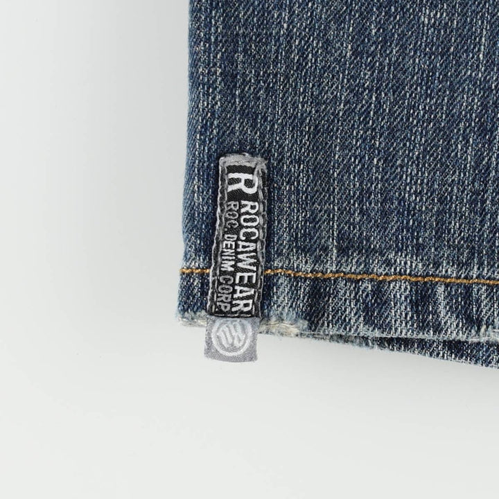 90s-00'S ROCA WEAR Tapered Denim Pants, Men's W36 (approx.), Vintage unclear blue type Vintage Second Hand