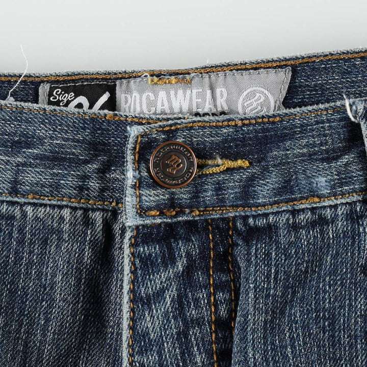 90s-00'S ROCA WEAR Tapered Denim Pants, Men's W36 (approx.), Vintage unclear blue type Vintage Second Hand