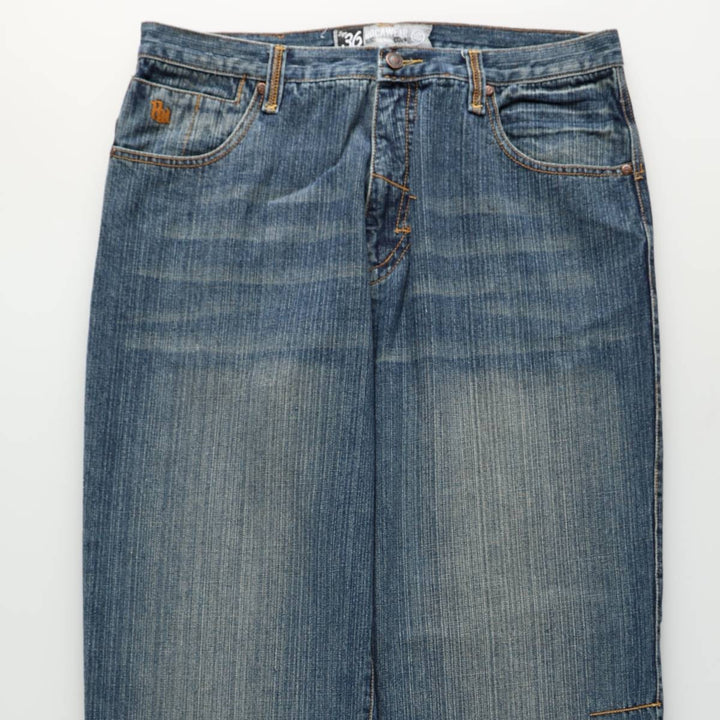 90s-00'S ROCA WEAR Tapered Denim Pants, Men's W36 (approx.), Vintage unclear blue type Vintage Second Hand