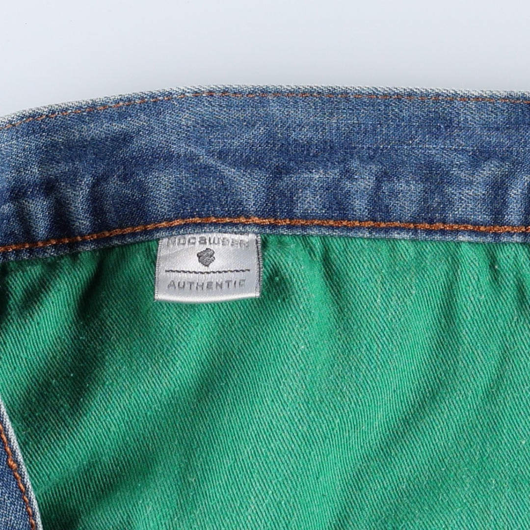 ROCA WEAR Tapered Denim Pants, Men's W33 (approx.) cotton blue type Vintage Second Hand