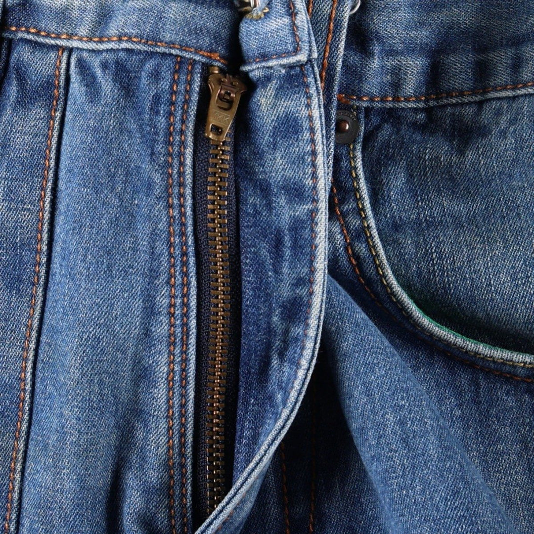 ROCA WEAR Tapered Denim Pants, Men's W33 (approx.) cotton blue type Vintage Second Hand