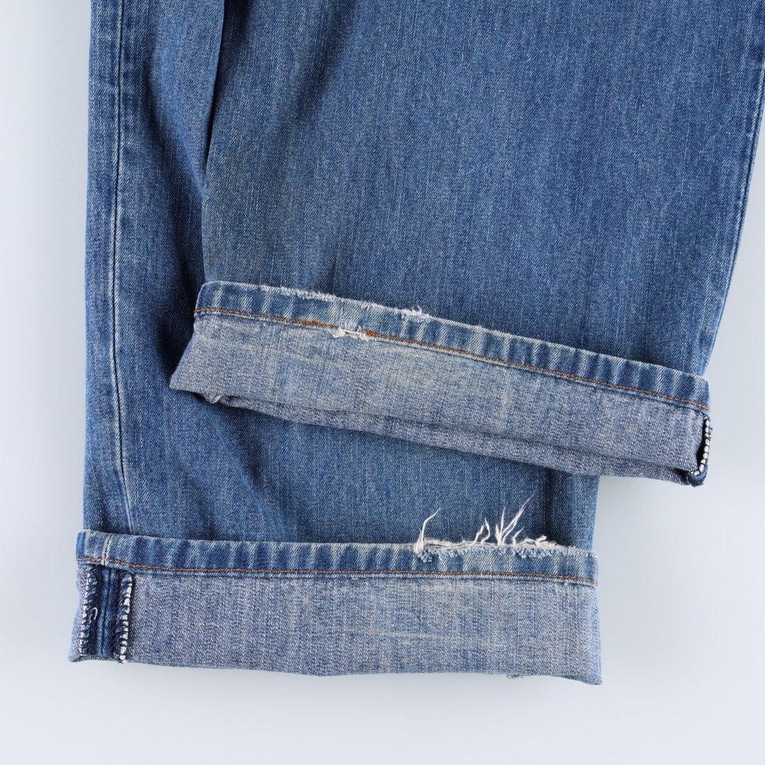ROCA WEAR Tapered Denim Pants, Men's W33 (approx.) cotton blue type Vintage Second Hand