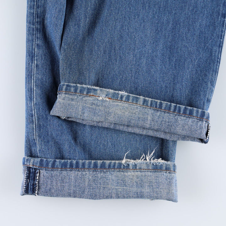 ROCA WEAR Tapered Denim Pants, Men's W33 (approx.) cotton blue type Vintage Second Hand