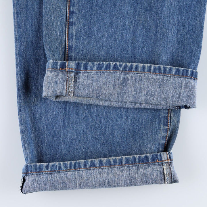 ROCA WEAR Tapered Denim Pants, Men's W33 (approx.) cotton blue type Vintage Second Hand