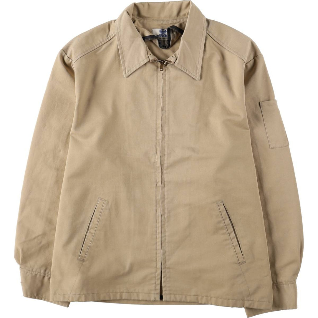 70s-80'S Riverside Work Jacket, Made in USA, Men's Size L (Equivalent), Vintage unclear Beige type Vintage Second Hand