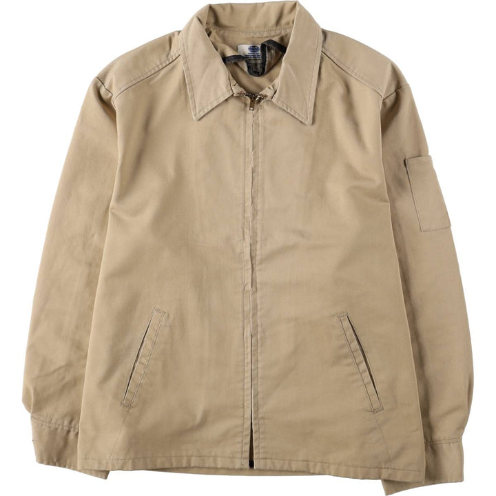 70s-80'S Riverside Work Jacket, Made in USA, Men's Size L (Equivalent), Vintage unclear Beige type Vintage Second Hand