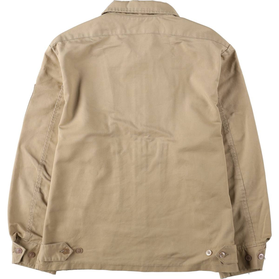 70s-80'S Riverside Work Jacket, Made in USA, Men's Size L (Equivalent), Vintage unclear Beige type Vintage Second Hand