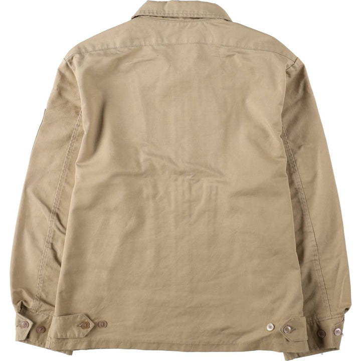 70s-80'S Riverside Work Jacket, Made in USA, Men's Size L (Equivalent), Vintage unclear Beige type Vintage Second Hand