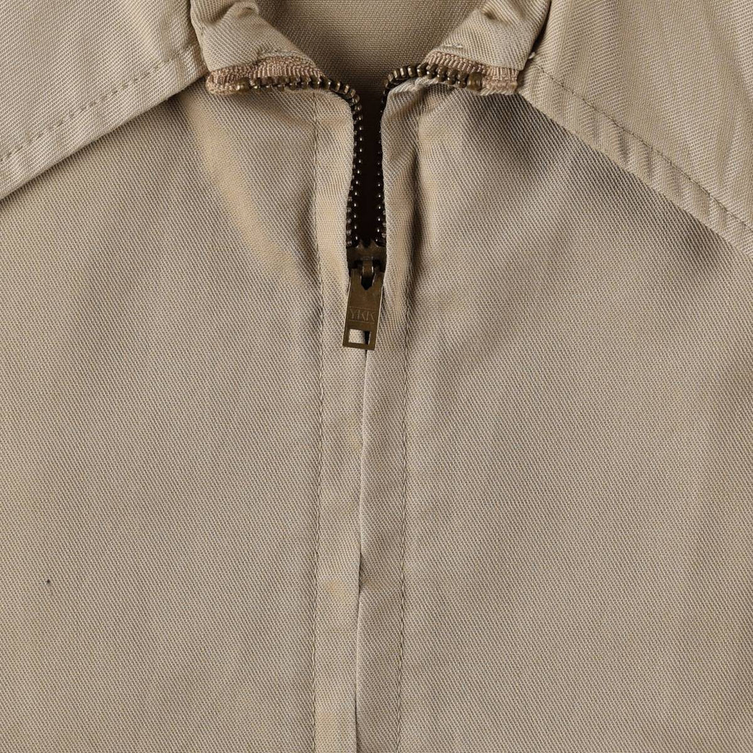 70s-80'S Riverside Work Jacket, Made in USA, Men's Size L (Equivalent), Vintage unclear Beige type Vintage Second Hand