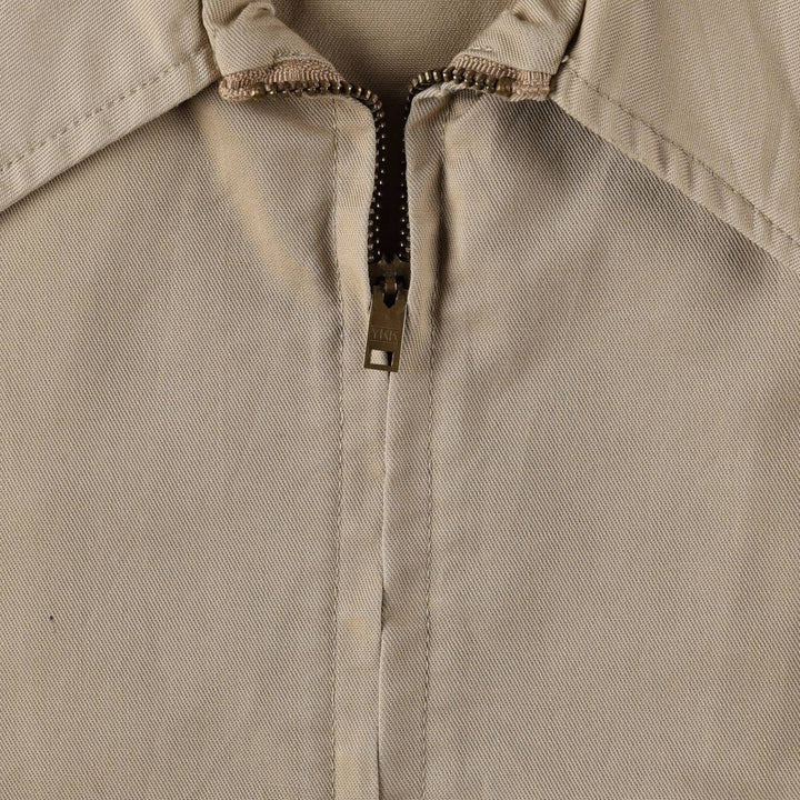 70s-80'S Riverside Work Jacket, Made in USA, Men's Size L (Equivalent), Vintage unclear Beige type Vintage Second Hand