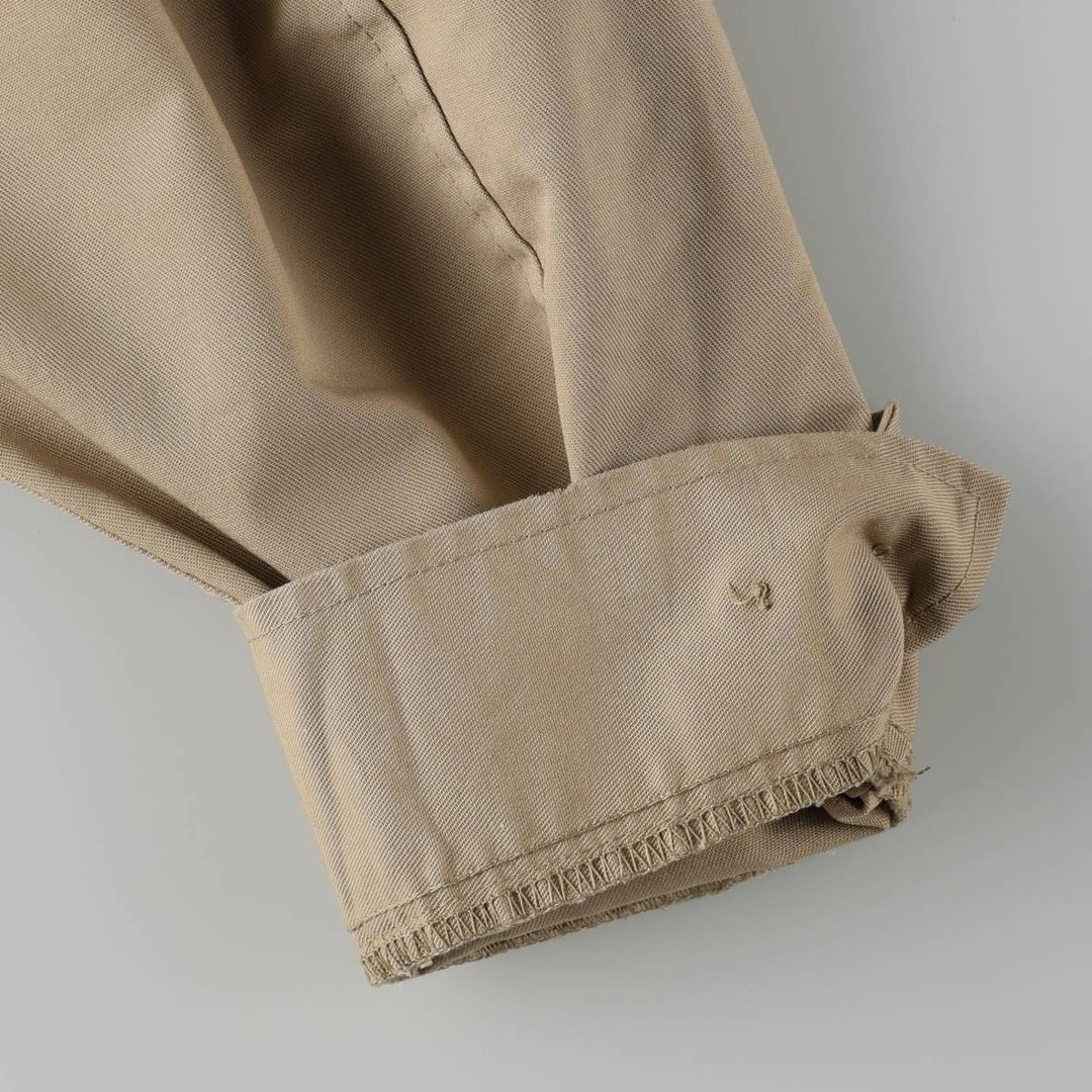 70s-80'S Riverside Work Jacket, Made in USA, Men's Size L (Equivalent), Vintage unclear Beige type Vintage Second Hand