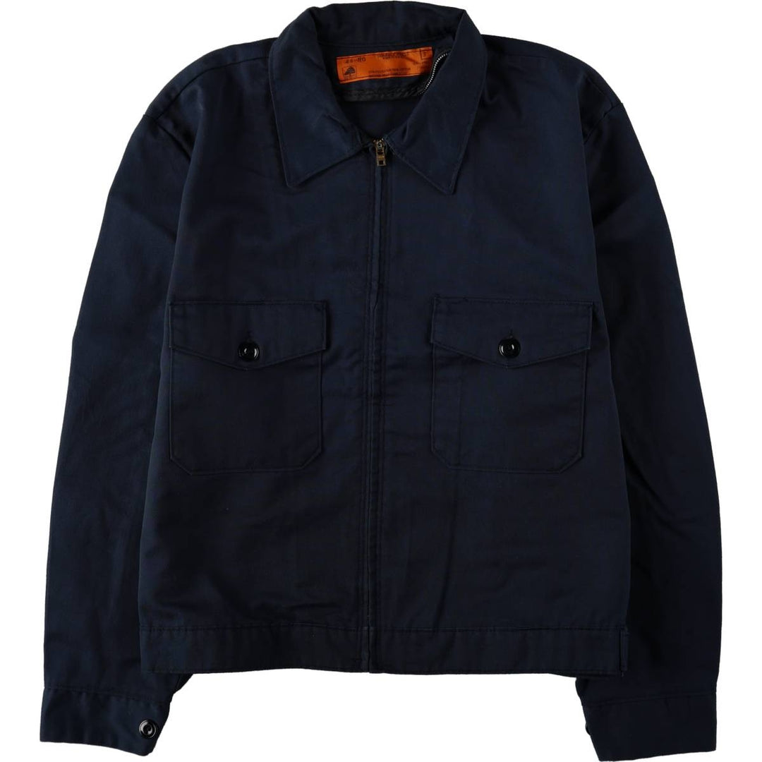 90'S Red Kap Ford Work Jacket, Made in USA, Men's Size L (approx.), Vintage polyester navy blue type Vintage Second Hand
