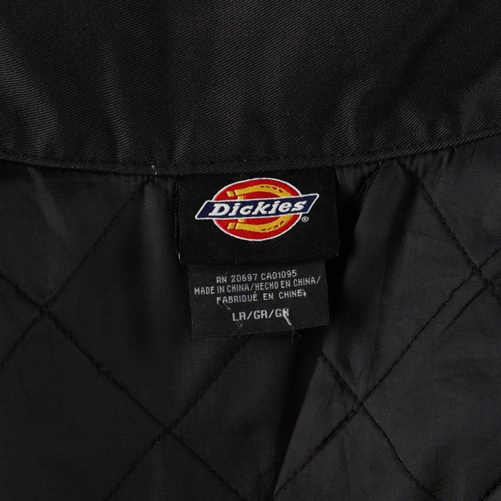 Dickies Eisenhower Jacket, padded work jacket, men's size L polyester black type Vintage Second Hand