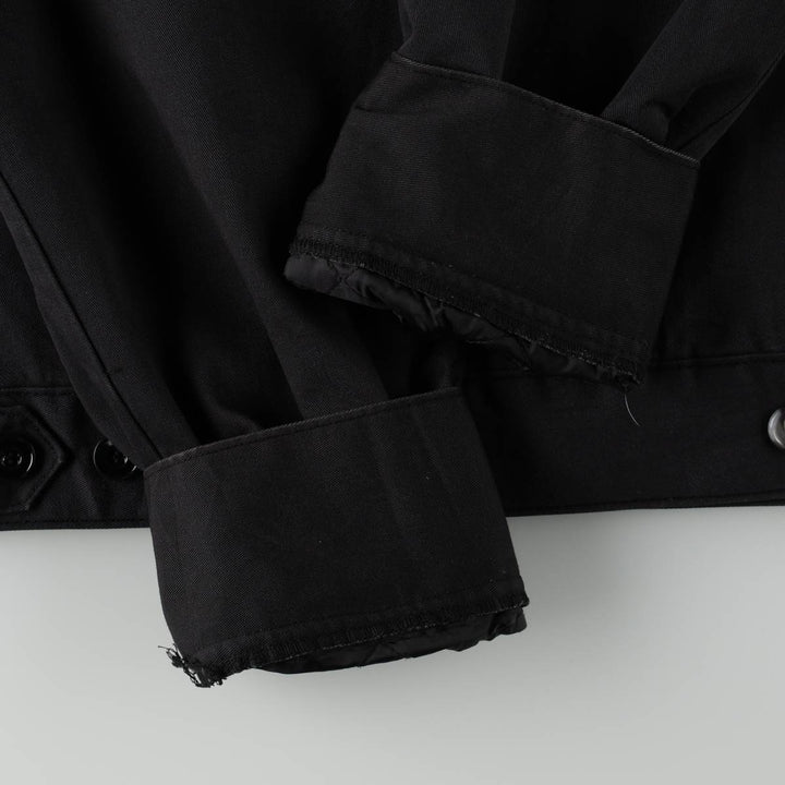 Dickies Eisenhower Jacket, padded work jacket, men's size L polyester black type Vintage Second Hand