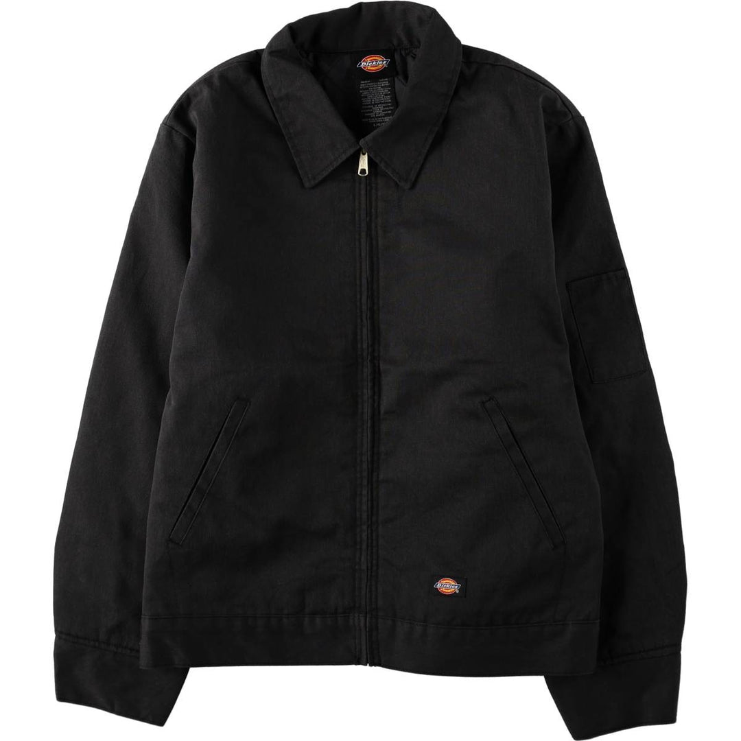 Dickies Padded Eisenhower Jacket Work Jacket Men's Size L polyester black type Vintage Second Hand