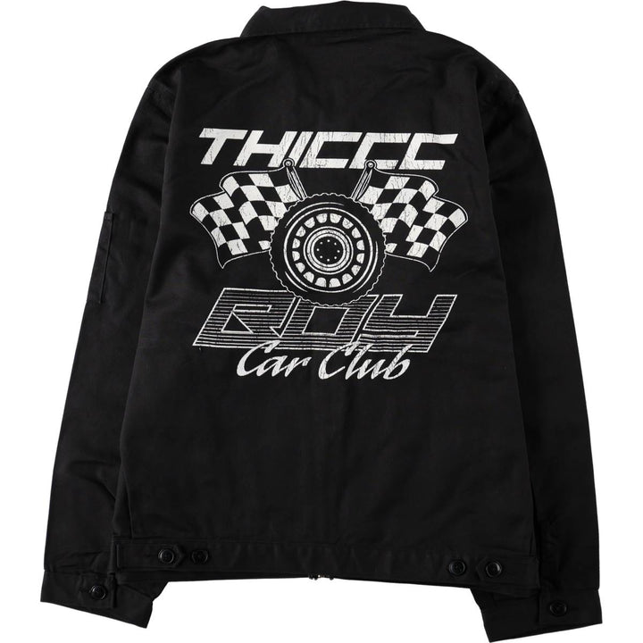 Dickies Eisenhower Jacket THICCC BOY Work Jacket, Men's Size L (approx.) polyester black type Vintage Second Hand
