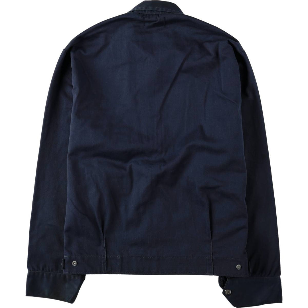 1970'S Cambridge Work Jacket, Made in Canada, Men's Size M (approx.), Vintage polyester navy blue type Vintage Second Hand