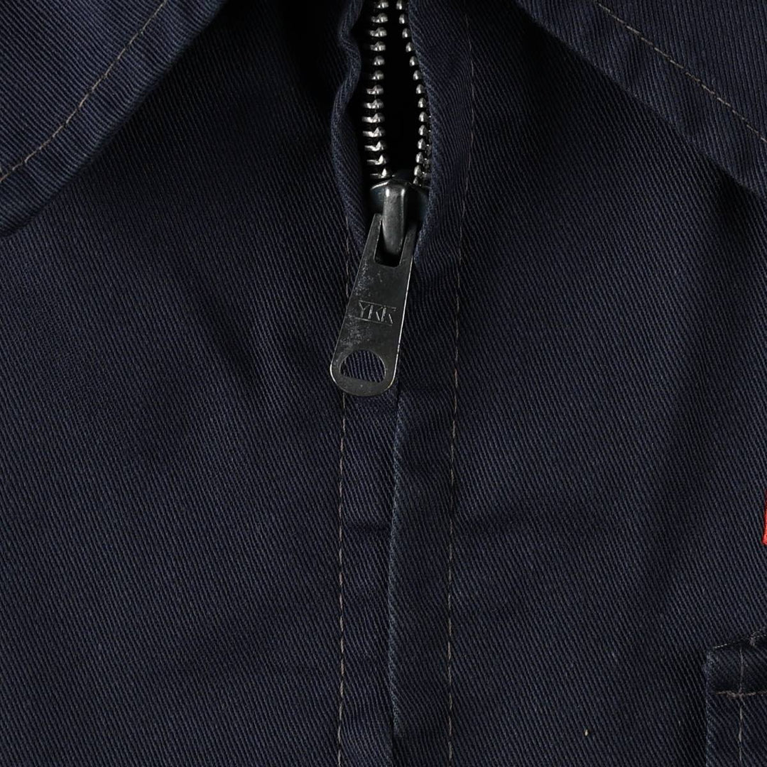 1970'S Cambridge Work Jacket, Made in Canada, Men's Size M (approx.), Vintage polyester navy blue type Vintage Second Hand