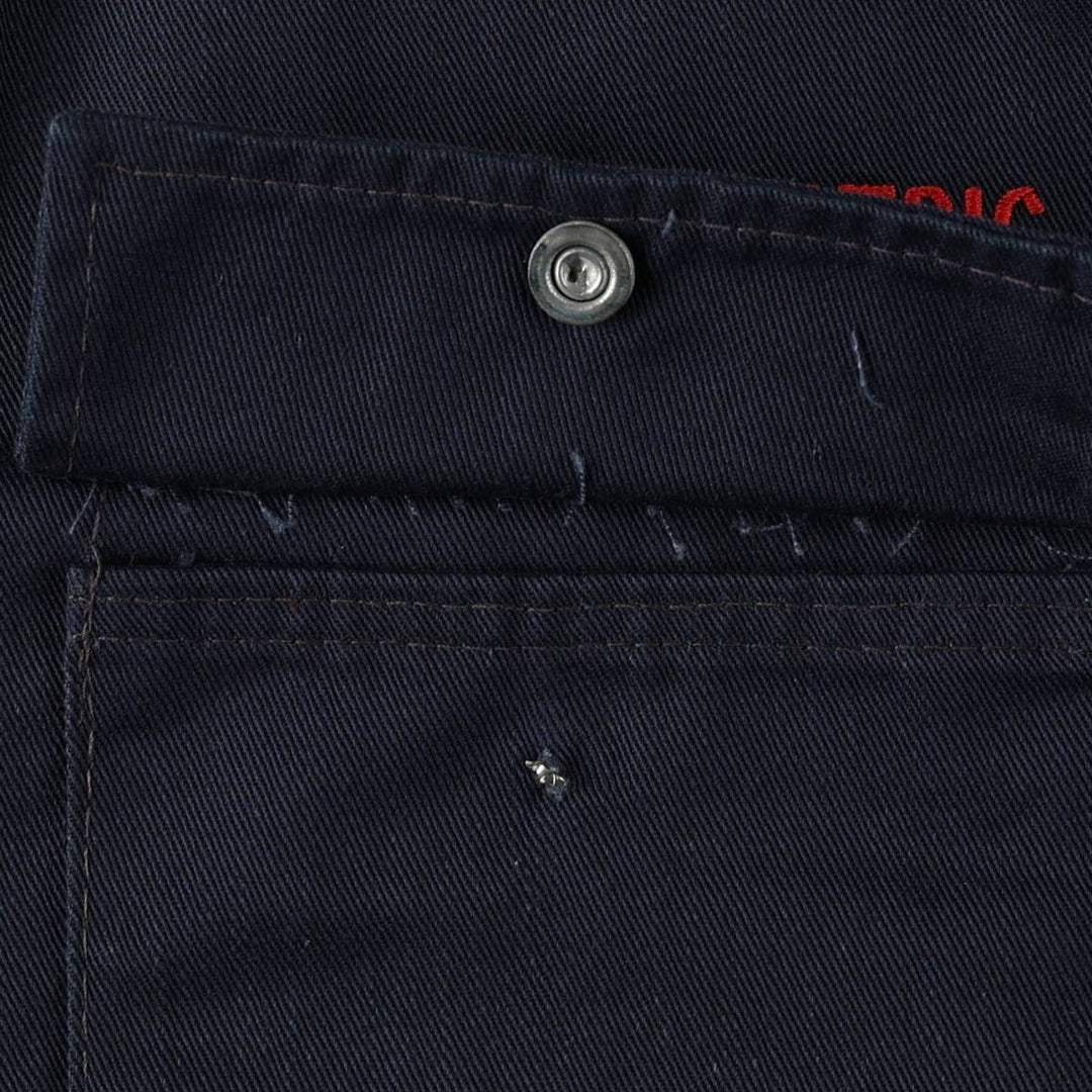 1970'S Cambridge Work Jacket, Made in Canada, Men's Size M (approx.), Vintage polyester navy blue type Vintage Second Hand