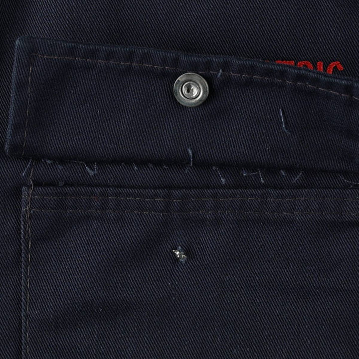 1970'S Cambridge Work Jacket, Made in Canada, Men's Size M (approx.), Vintage polyester navy blue type Vintage Second Hand