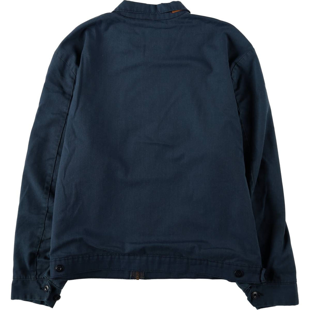 80s-90'S Red Kap padded work jacket, made in USA, men's size XL. polyester navy blue type Vintage Second Hand