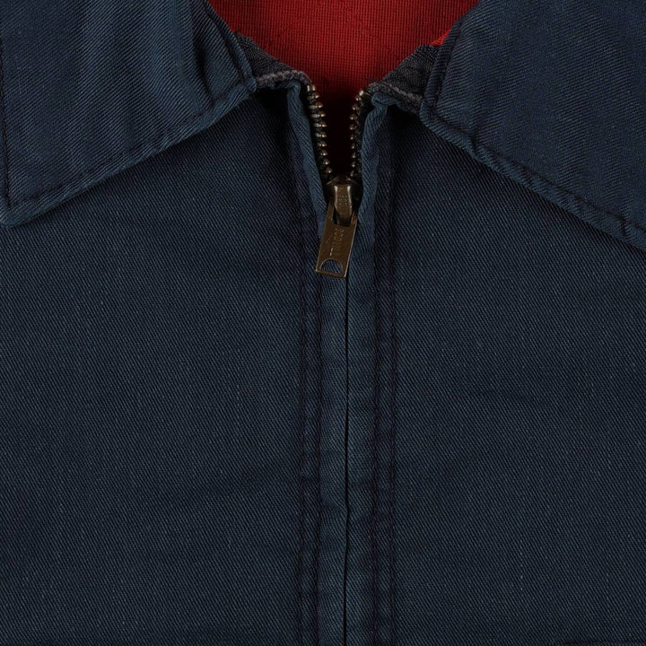 80s-90'S Red Kap padded work jacket, made in USA, men's size XL. polyester navy blue type Vintage Second Hand