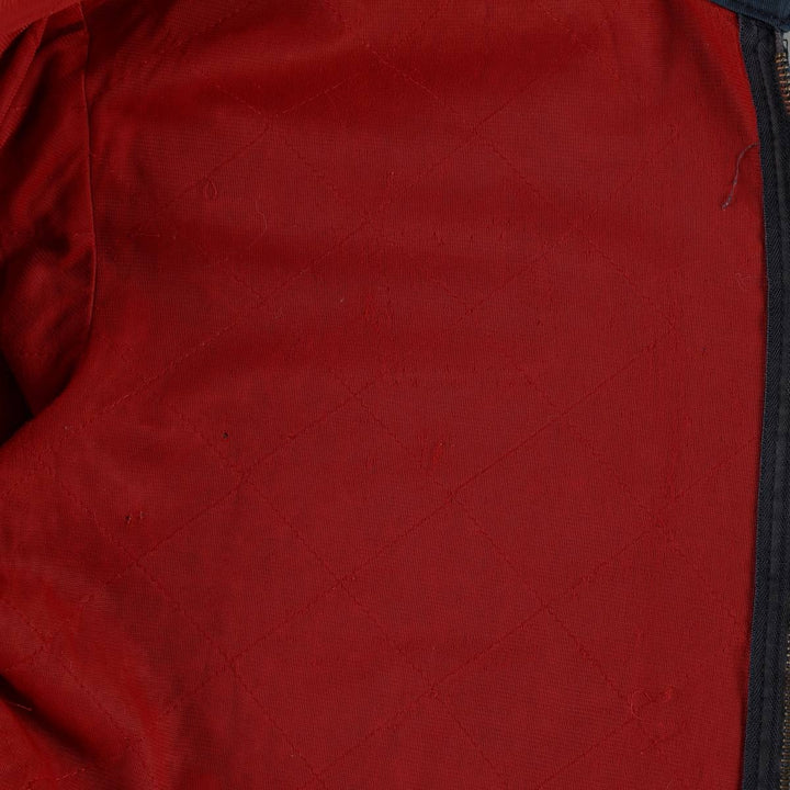 80s-90'S Red Kap padded work jacket, made in USA, men's size XL. polyester navy blue type Vintage Second Hand