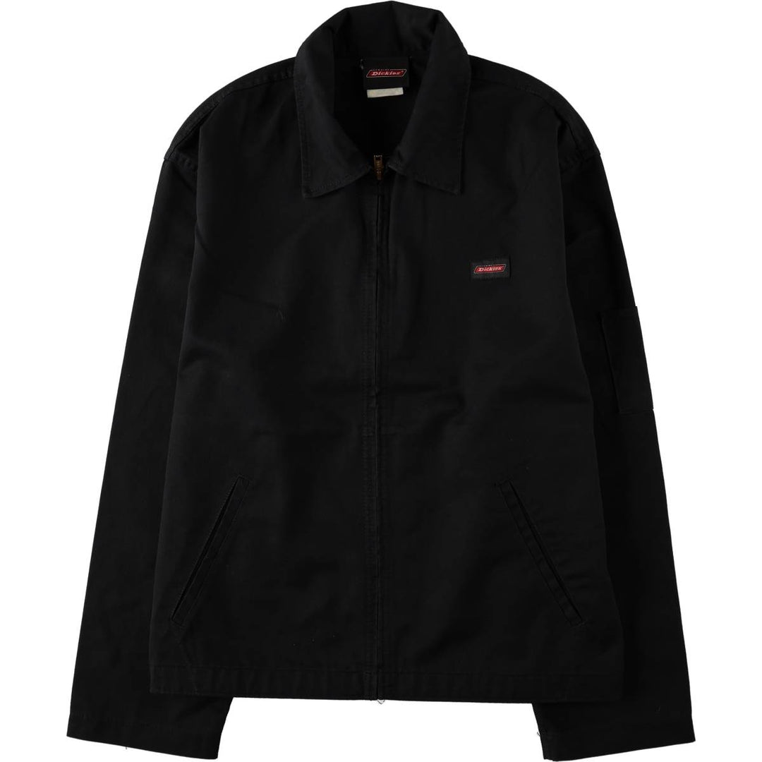 Dickies Work Jacket Men's Size L polyester black type Vintage Second Hand