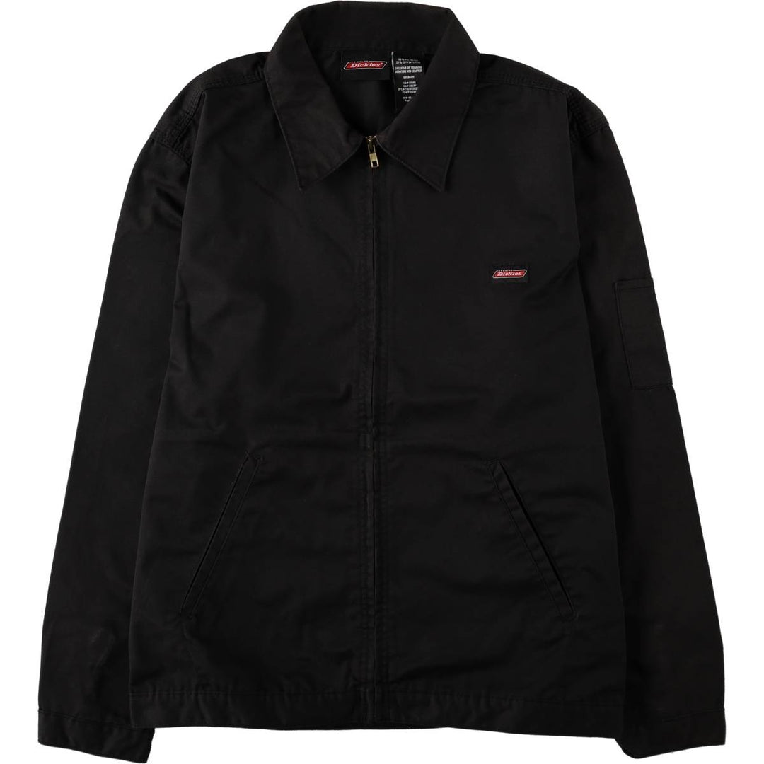 Dickies Eisenhower Jacket Work Jacket Men's Size L (approx.) polyester black type Vintage Second Hand
