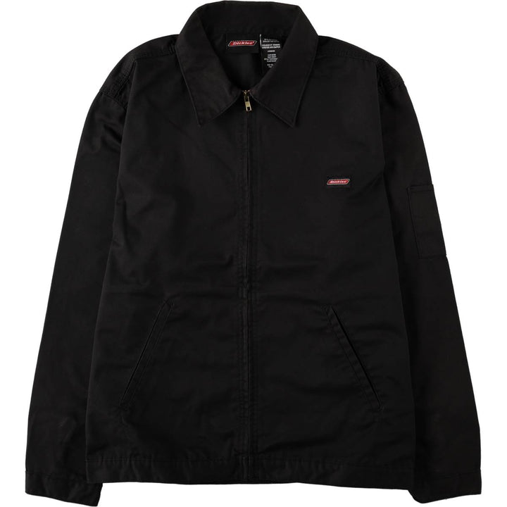 Dickies Eisenhower Jacket Work Jacket Men's Size L (approx.) polyester black type Vintage Second Hand